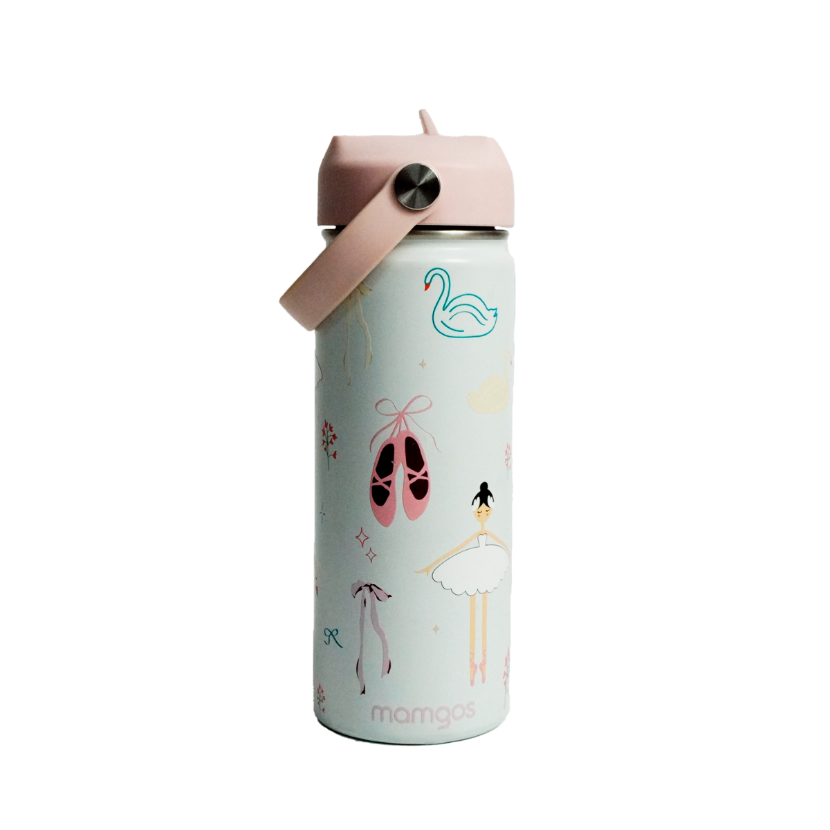 Termo Mamgos Ballet para Niños de Acero inoxidable 530 ml
