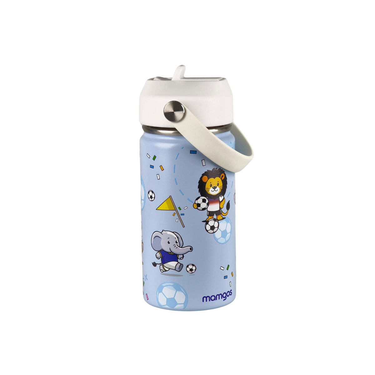 Termo Futbol Mamgos para Niños de Acero inoxidable 325 ml