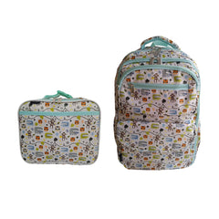 Kits de Mochilas Escolares Selva Mamgos para Niños 2 piezas