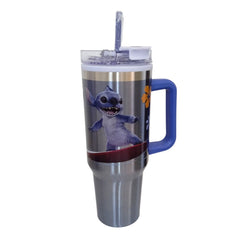 Termo con popote Stitch surfin 1.2 L Acero Inoxidable
