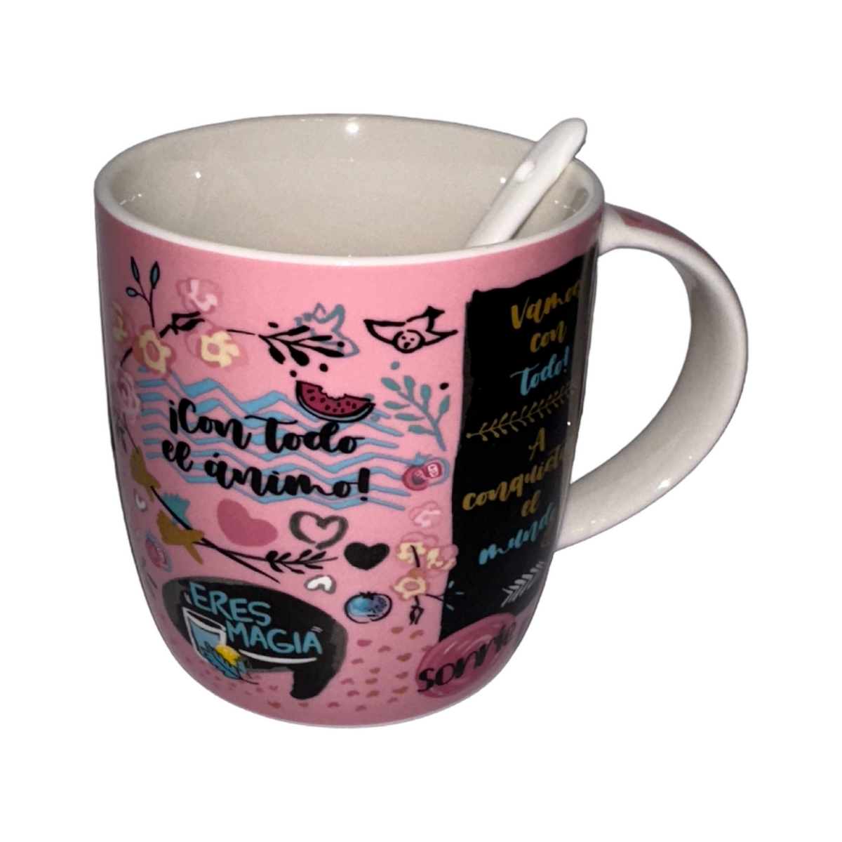 Taza Con Cuchara Vamos Con Todo