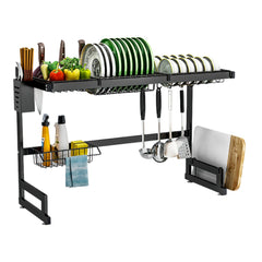 Escurridor de Platos negro Acero inoxidable  65 cm 1 pieza