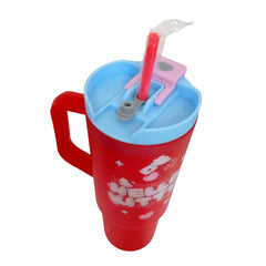 Vaso con popote y tapadera Hello Kitty 1.2 L Plástico
