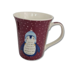 Taza con ilustración de pingüino de Porcelana 1 pieza