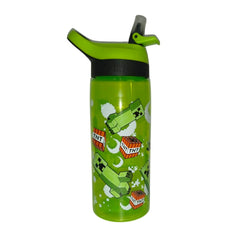 Botella con popote Minecraft Plástico 739 ml