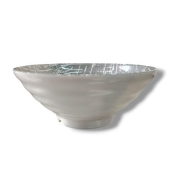 Plato redondo gris de melamina 17x17 para sopa