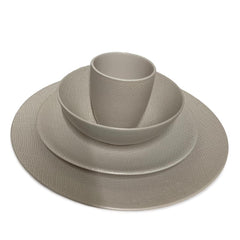 Vajillas de Porcelana color blanco de 16 piezas