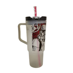 Vaso con popote y tapadera Star Wars Plástico 1.2 L