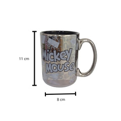 Taza Mickey Mouse Cerámica plateada 430 ml