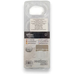 Ganchos Sanitary Ware Window para cortina Plástico 12 piezas