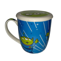 Taza con tapa Marcianitos Toy Story Cerámica 430 ml