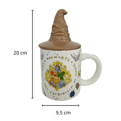 Taza Harry Potter Hogwarts Sombrero 3D Cerámica 532 ml