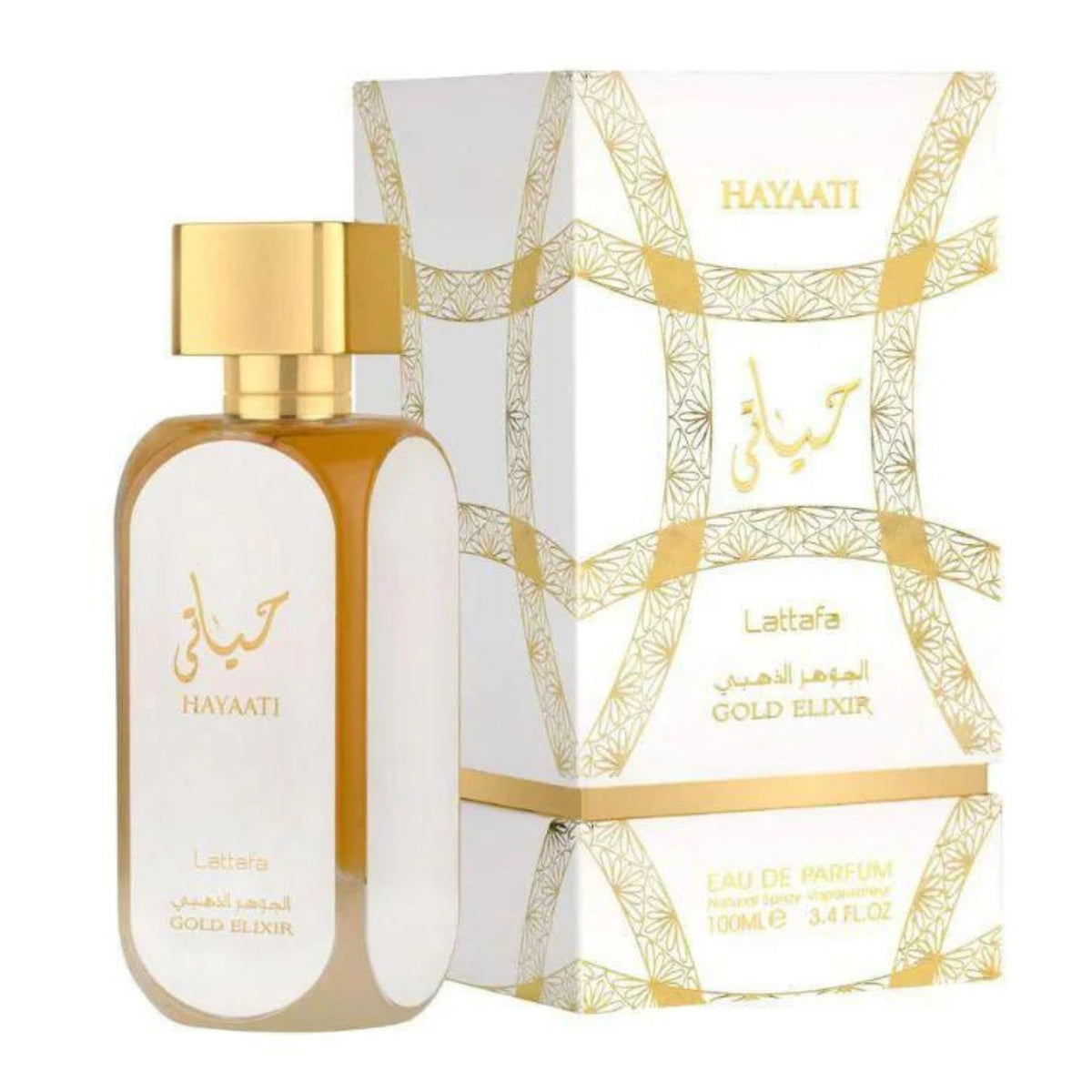 Perfume hayaati gold elixir lattafa Unisex eau parfum 100ml