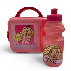 Lonchera de barbie regalos siglo xxi de plastico 2 piezas