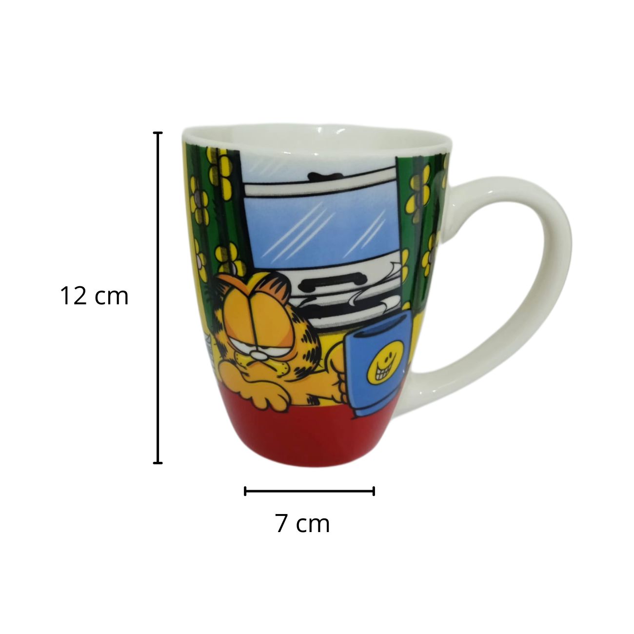 Taza Garfield con caja de Porcelana 500 ml