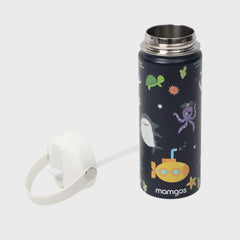 Termo con popote Mamgos Océano 2.0 Acero inoxidable 530 ml