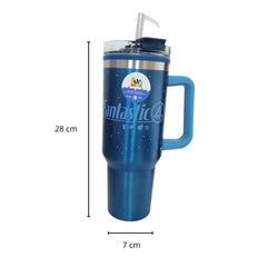 Termo Los 4 Fantásticos color azul Acero inoxidable 1.2 L