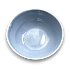 Plato Azul con blanco de Cerámica 1 pieza