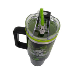 Termo con popote Jurassic Park Acero inoxidable 1.2 L