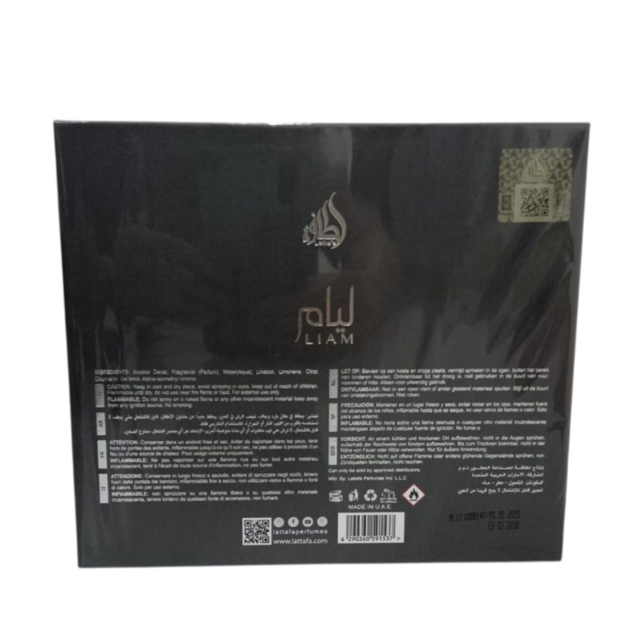 Perfume Lattafa Liam Unisex Eau de Parfum 100 ml