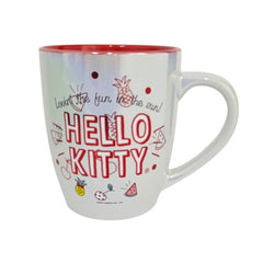 Taza Jumbo Hello Kitty Irisdicente De Cerámica 750 ml
