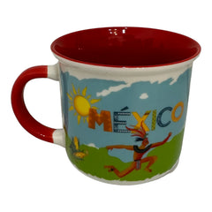 Taza De Porcelana De Piramides Mexicanas