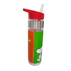Botella con popote Snoopy Peanuts Plástico 650 ml