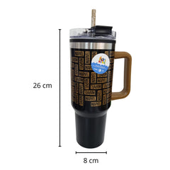 Termo con popote Marvel Acero inoxidable 1.2 L