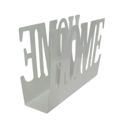 Servilletero Blanco de Metal HOME 1 pieza