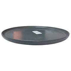 Platos trinche de porcelana color gris 27cm
