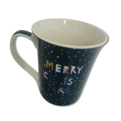 Taza con ilustración de llama Merry Christ Mas Porcelana 1 pieza