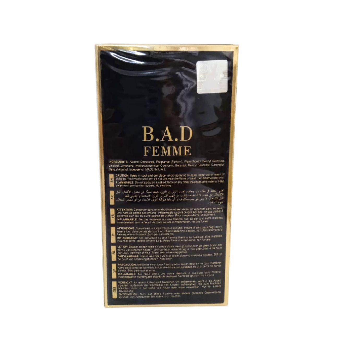 Perfume de mujer Maison Alhambra B.A.D Femme EdP 100 ml