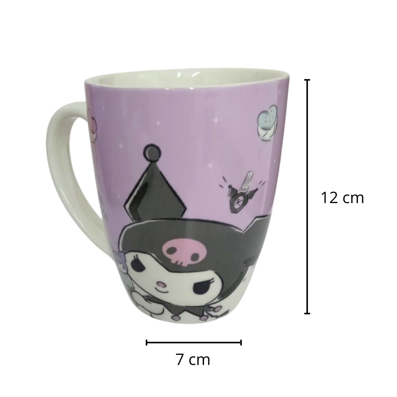 Taza Kuromi con caja Cerámica 500 ml
