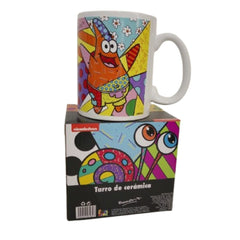 Taza Bob Esponja y Patricio Estrella Cerámica 473 ml