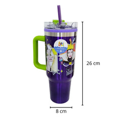 Termo con popote Villanas Acero inoxidable 1.2 L