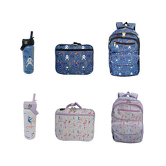 Kits de Mochilas Escolares Gimnasia Mamgos niñas 3 Piezas