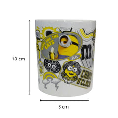 Taza Minions Cerámica con caja color blanco 340 ml