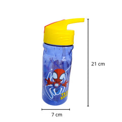 Botella con popote Spidey y sus amigos Niños Plástico 600 ml