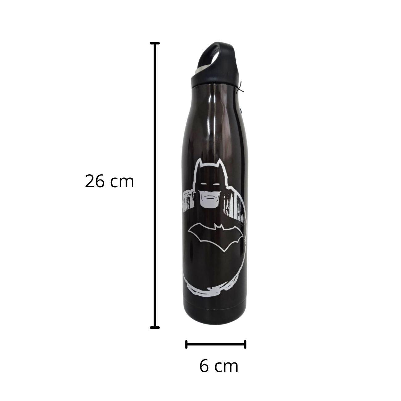 Termo Batman de Acero inoxidable color negro 490 ml