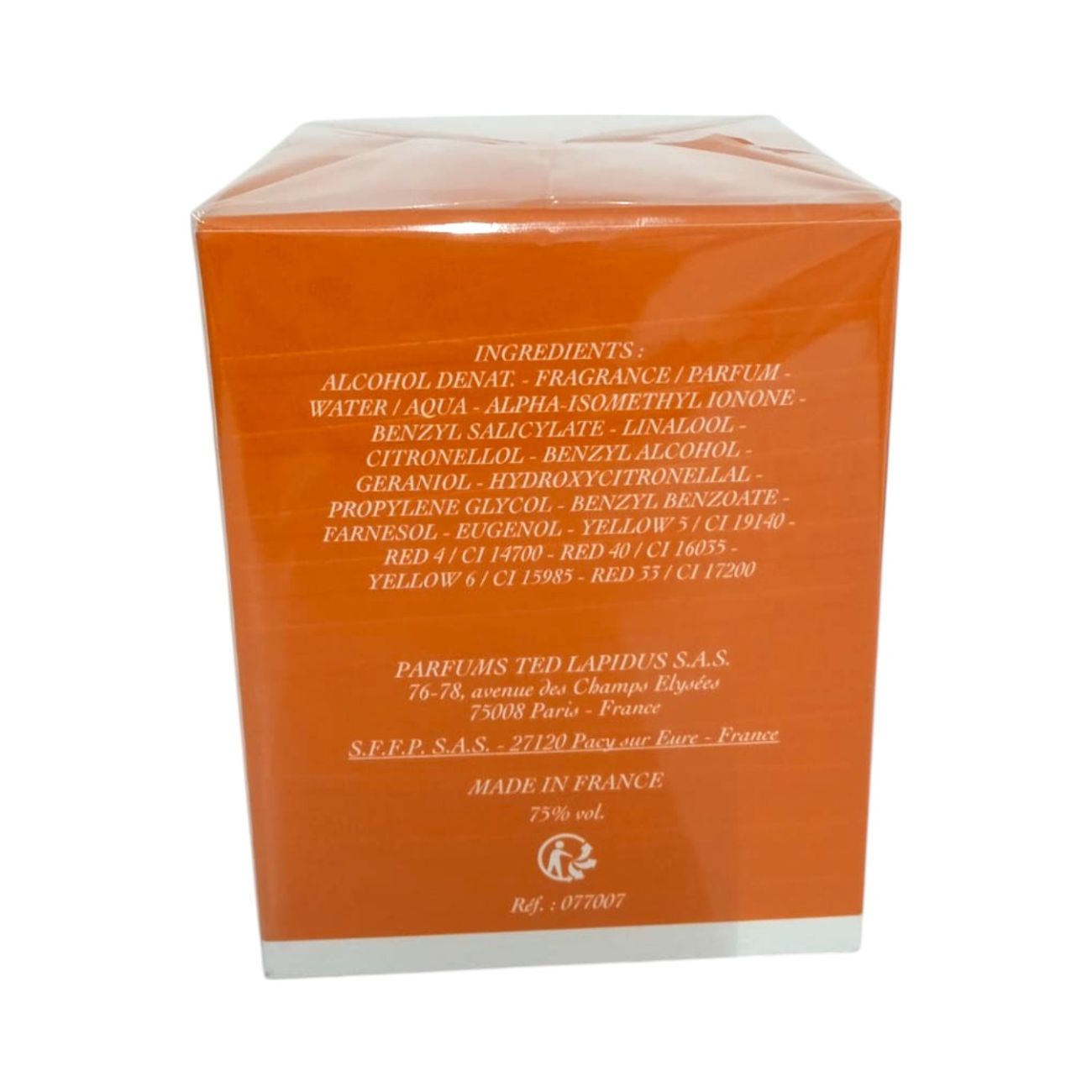 Perfume de mujer Ted Lapidus Fantasme Eau de Toilette 100 ml