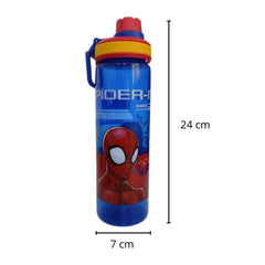 Botella Spiderman para Niños de Plástico 600 ml
