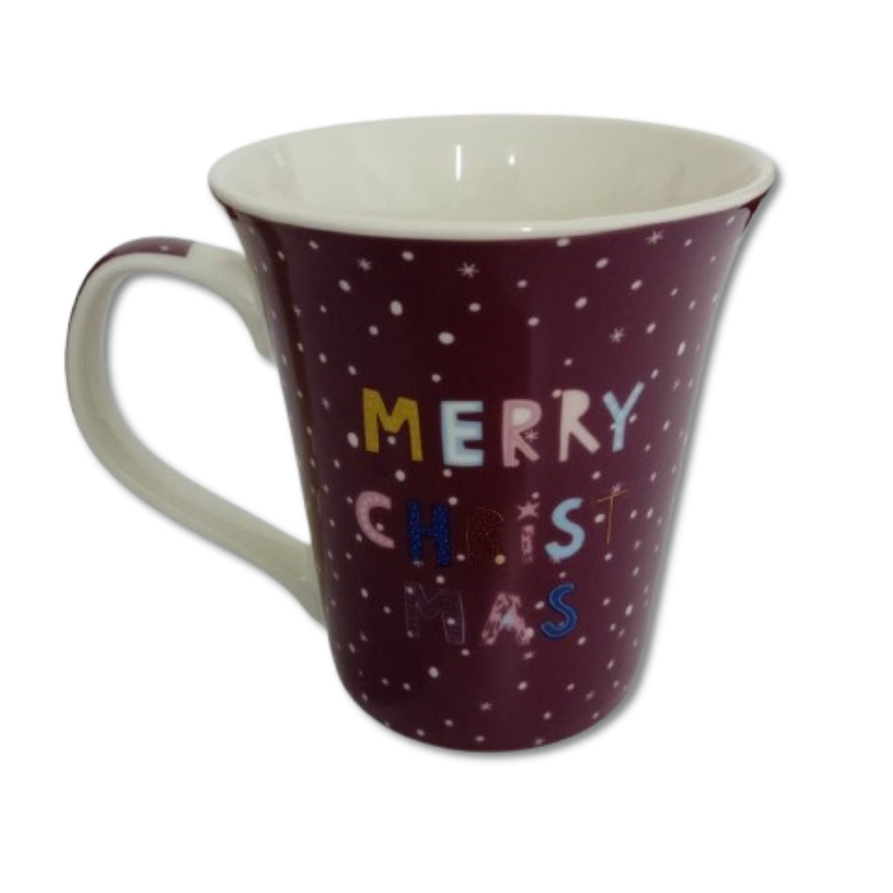 Taza con ilustración de oso Merry Christ Mas de Porcelana 1 pieza