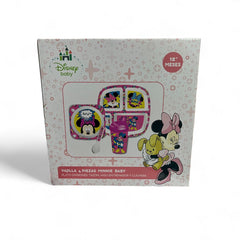Vajillas minnie baby plastico 4 piezas color rosa
