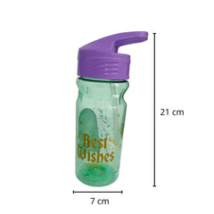 Botella con popote Wish para Niñas Plástico 600 ml