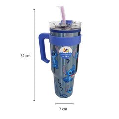 Termo Stitch color azul metálico de Acero inoxidable 1.2 L