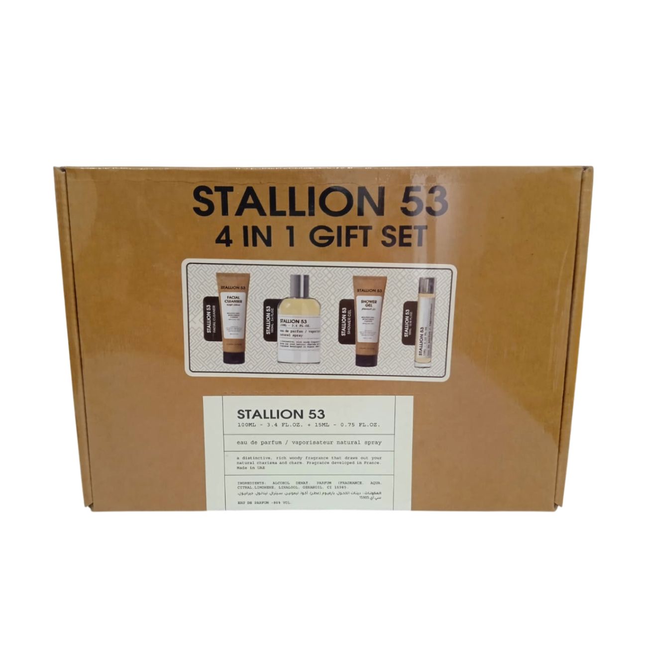 Set perfume regalo 4 en 1 unisex Emper Stallion 53 EdP 100ml