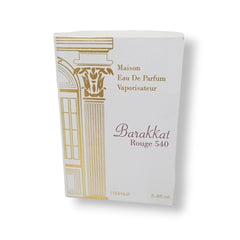 Perfume Barakkat Rouge 540 unisex de Cristal  100 ml