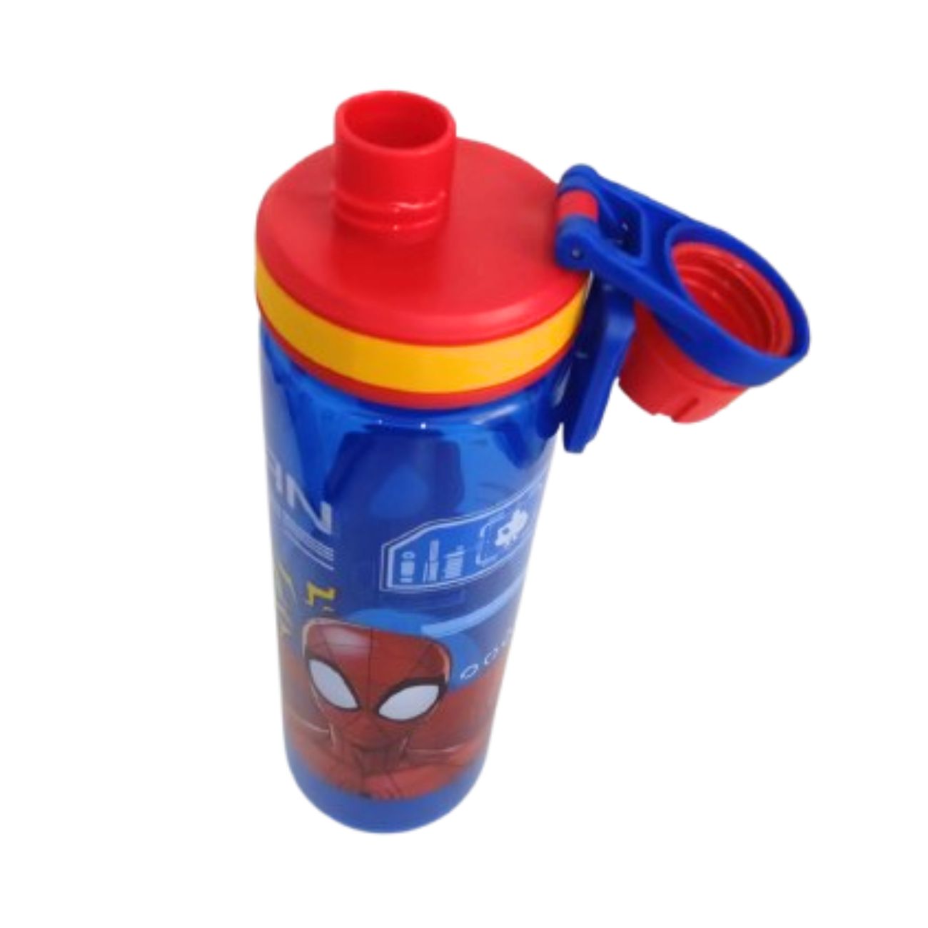 Botella Spiderman para Niños de Plástico 600 ml