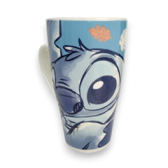 Taza Stitch de porcelana azul con blanco 540 ml