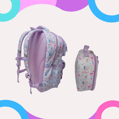 Kits de Mochilas Escolares Gimnasia Mamgos Niñas 2 Piezas